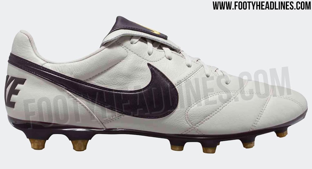 Awesome Ronaldinho Inspired Light Bone Navy Gold Nike Premier